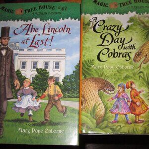 2 Magic Treehouse books hardcover NEW book 45 and 48 kids love these